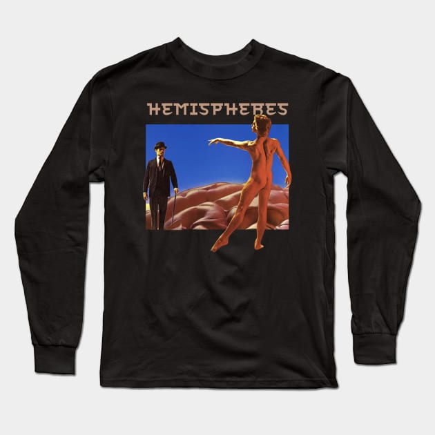 Hemispheres Original Aesthetic Tribute 〶 Long Sleeve T-Shirt by Terahertz'Cloth